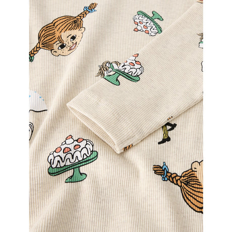 Name It Peyote Melange Nmfsoca Pippi Ls Top Sky