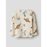 Name It Peyote Melange Nmfsoca Pippi Ls Top Sky