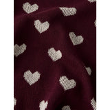 Name It Burgundy Peyote Heart Nmfoana Ls Strik