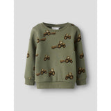 Name It Dusty Olive Nmmopa Ls Swe Bru