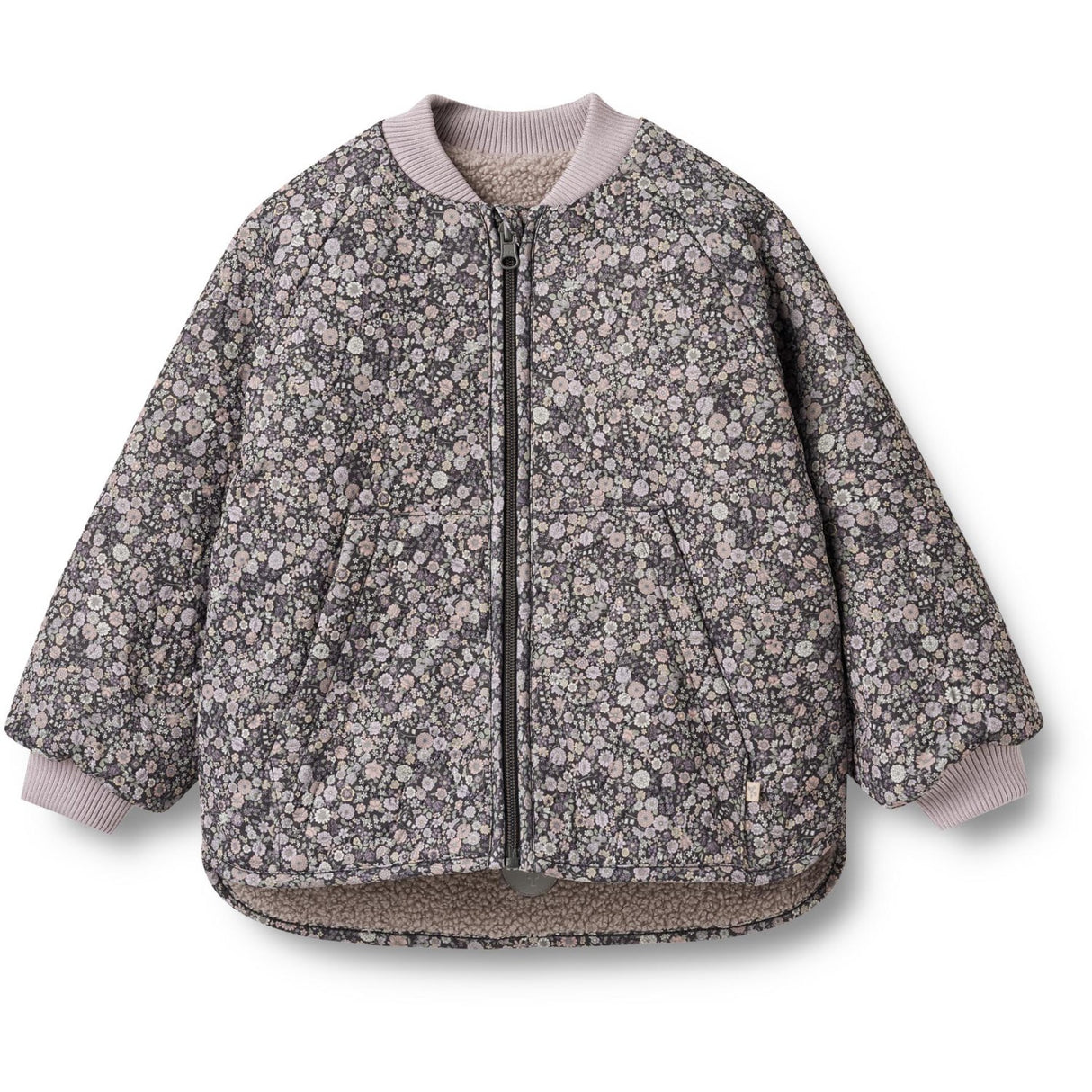 Wheat Black Sea Flowers Vendbar Thermo Jakke Lake