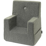 by KlipKlap Børnestol Dusty Green Bouclé With Light Green KK Børnestol