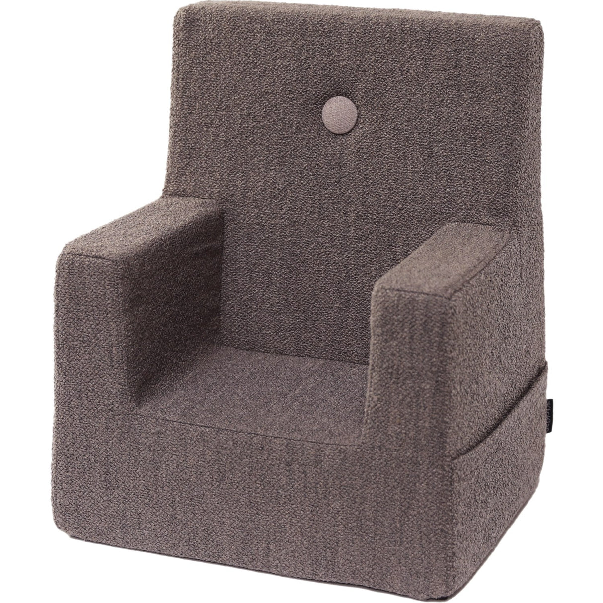 by KlipKlap Brown Bouclé With Sand KK Kids Stol