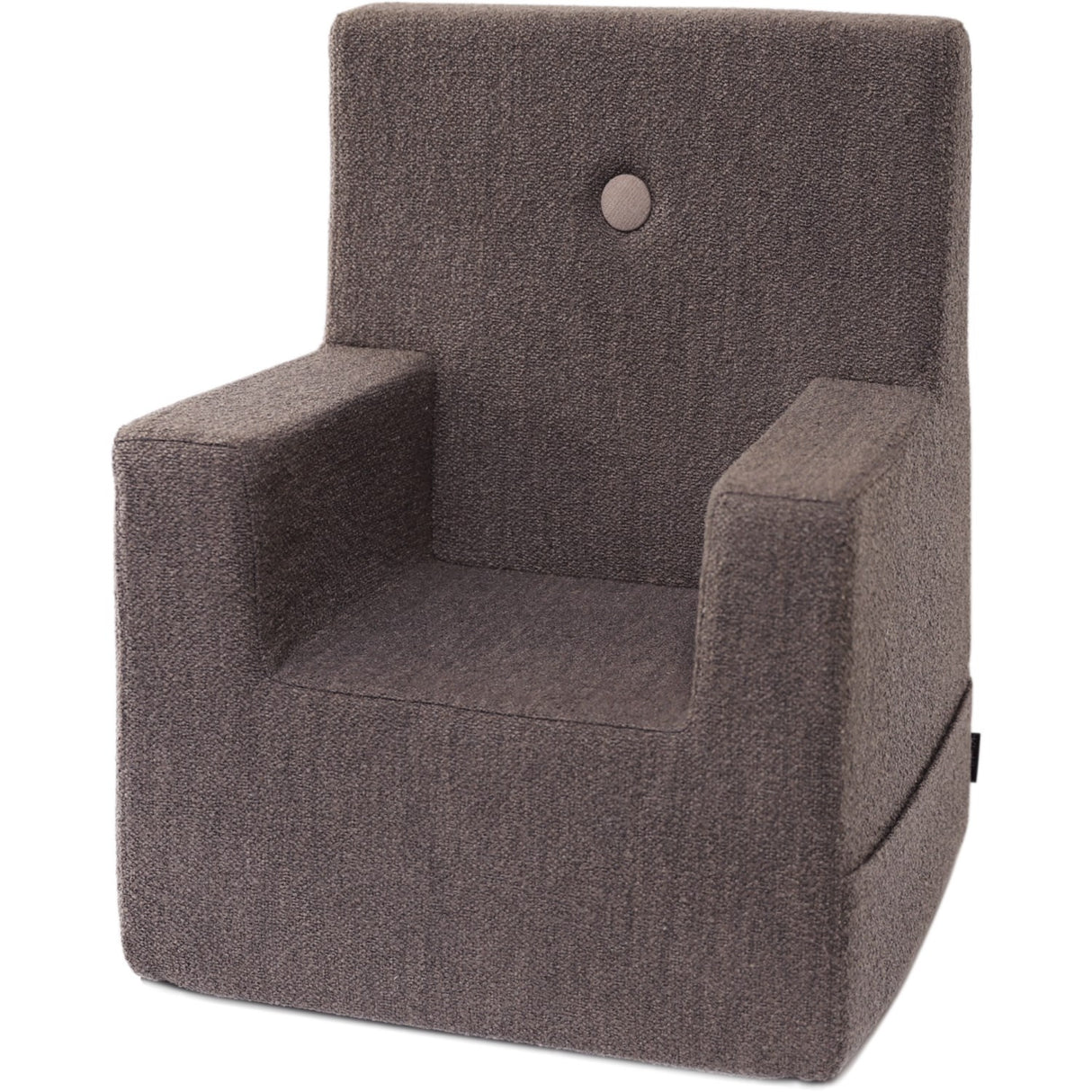 by KlipKlap Børnestol XL Brown Bouclé With Sand KK Kids Stol XL