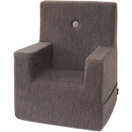 by KlipKlap Børnestol XL Brown Bouclé With Sand KK Kids Stol XL