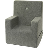 by KlipKlap Børnestol XL Dusty Green Bouclé With Light Green KK Kids Stol XL