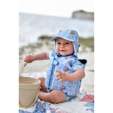 Mikk-Line Faded Denim Swim Hue UV AOP