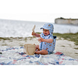 Mikk-Line Faded Denim Swim Hue UV AOP