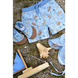 Mikk-Line Faded Denim Swim Hue UV AOP