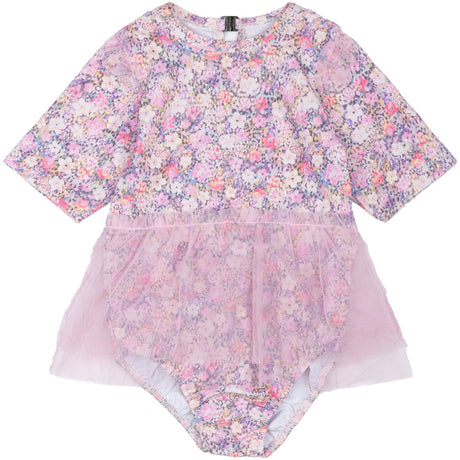 Mikk-Line Lilas Badeheldragt UV W Nederdel AOP