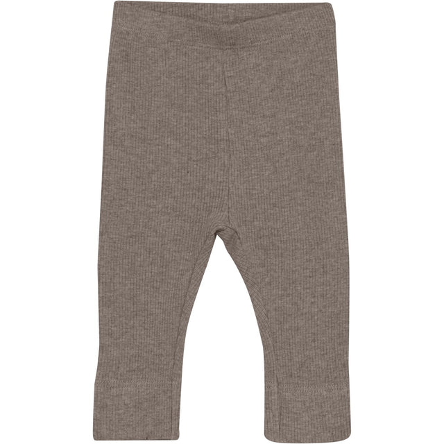 FIXONI Coffee Quartz Melange Leggings Melange Rib