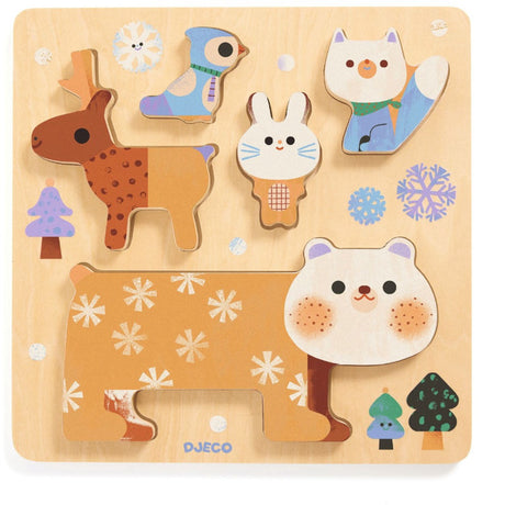 Djeco Woodystack Puslespil