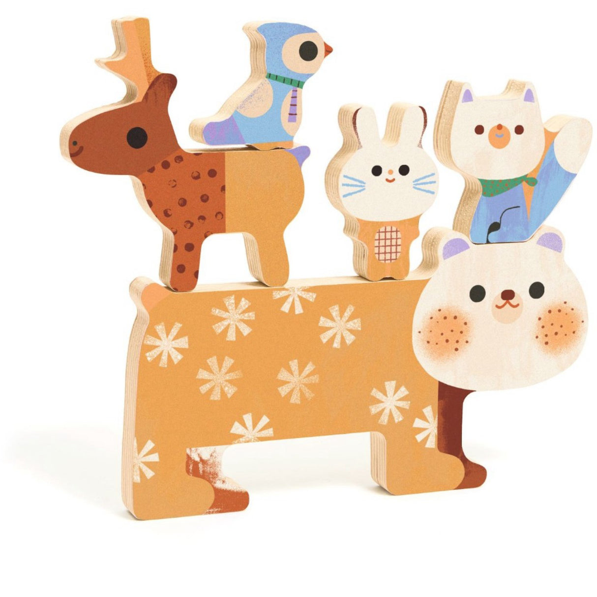 Djeco Woodystack Puslespil