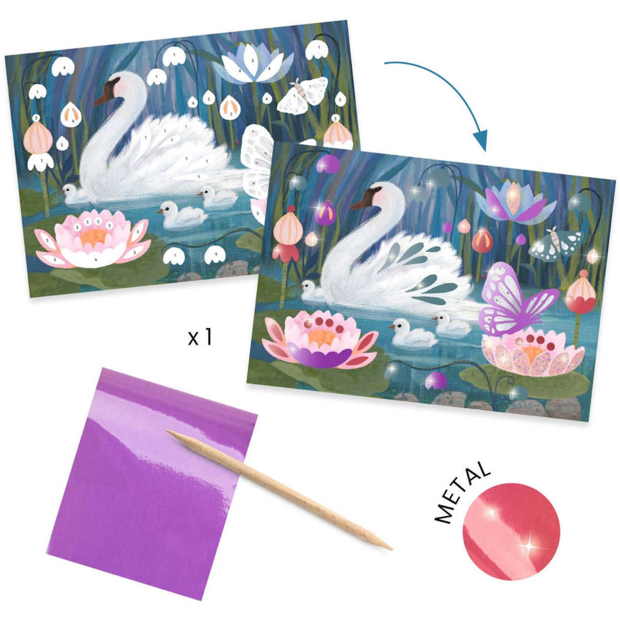 Djeco Kreativt Aktivitetssæt Fluffy Dyr