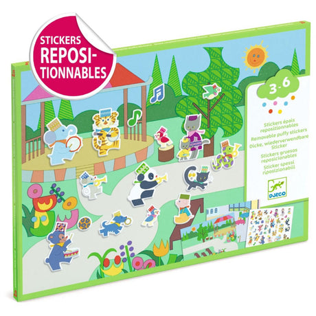 Djeco Kreativ Klistermærkeleg Fanfare