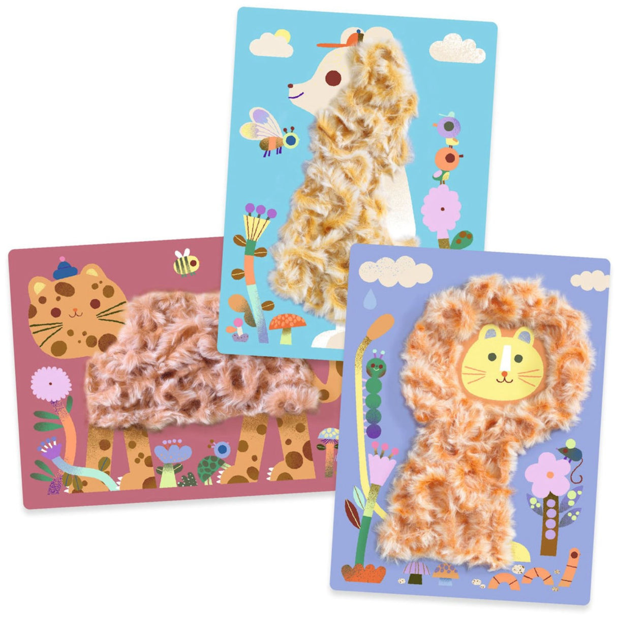 Djeco Kreativ Garn Fluffy Venner!