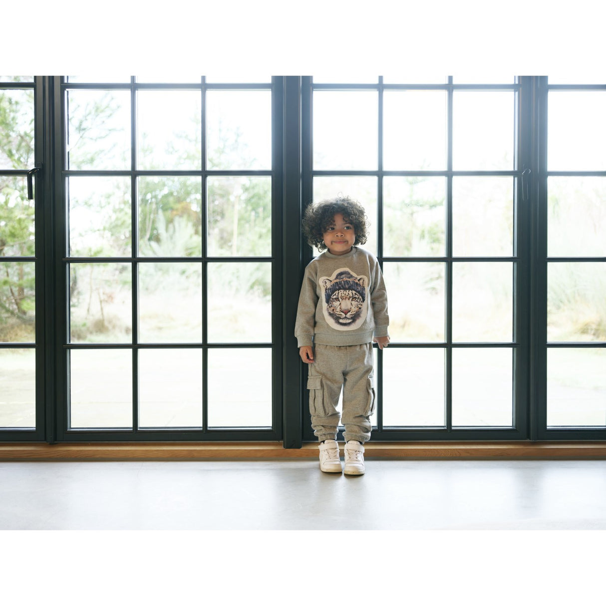 Hust & Claire Tile Grey Melange Sejer Snow Leopard