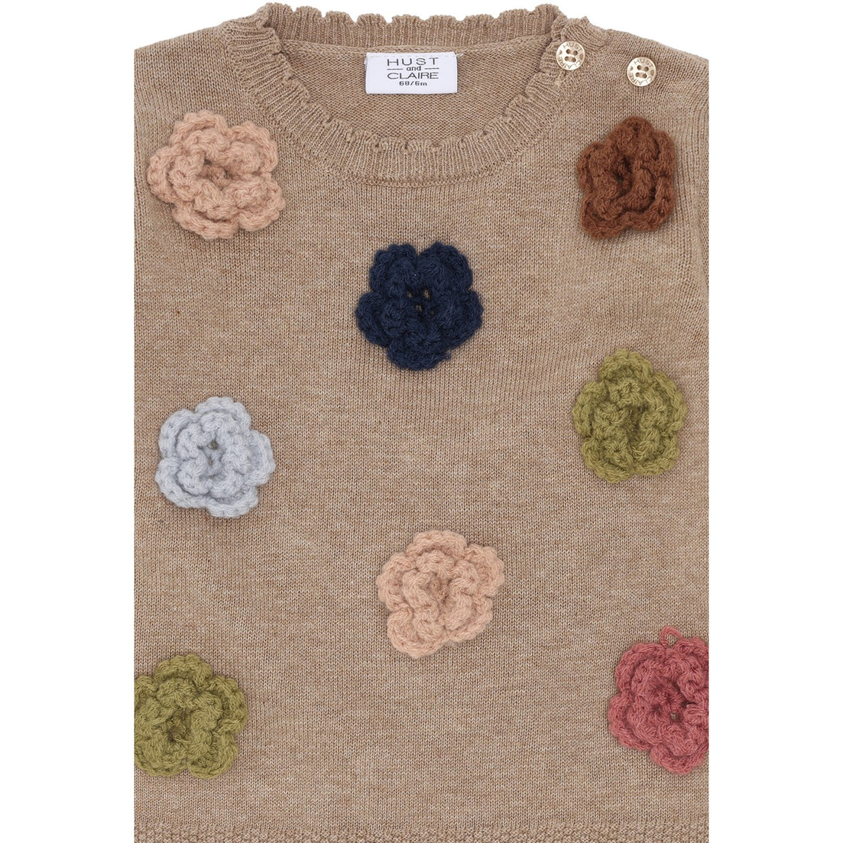 Hust & Claire Biscuit Pusle Flower