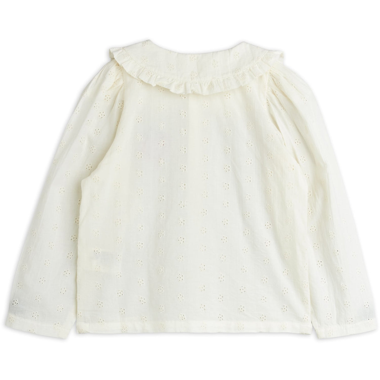 Mini Rodini White Strawberry Emb Schiffli Bluse