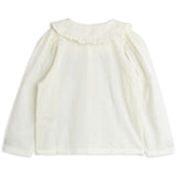 Mini Rodini White Strawberry Emb Schiffli Bluse