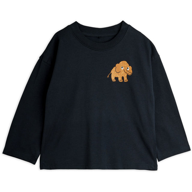 Mini Rodini Black Mammoth Sp Ls Tee