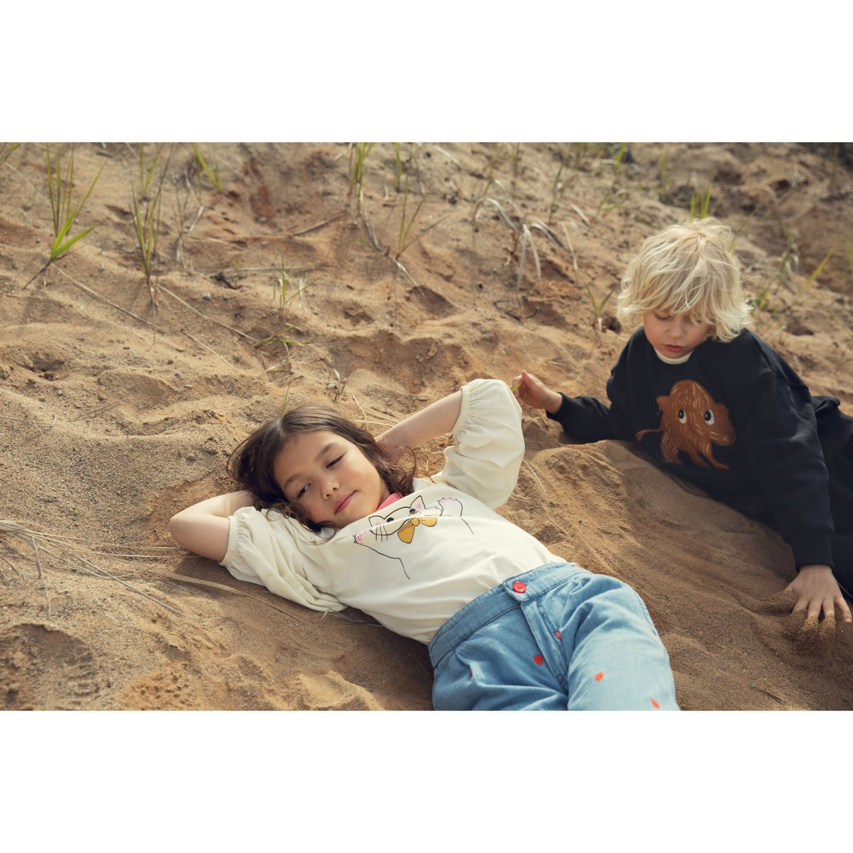 Mini Rodini Black Mammoth Chenille Sweatshirt