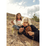 Mini Rodini Black Mammoth Chenille Sweatshirt