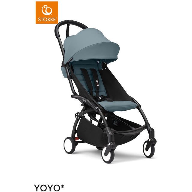 Stokke® YOYO³ Klapvogn Sort/Aqua