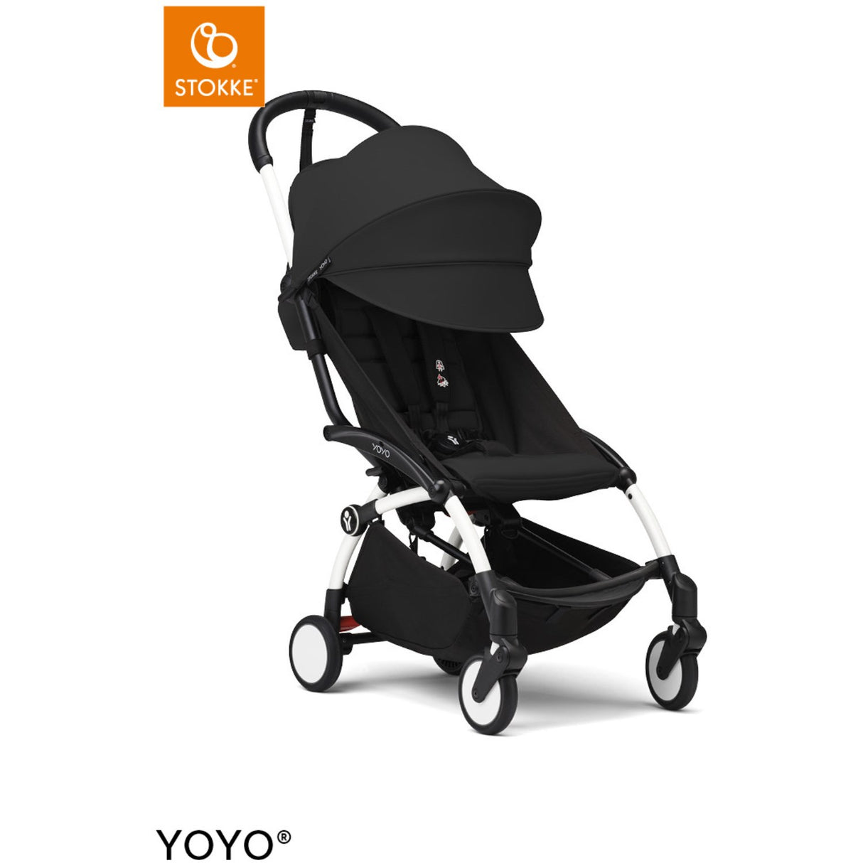 Stokke® YOYO³ Klapvogn Hvid/Sort
