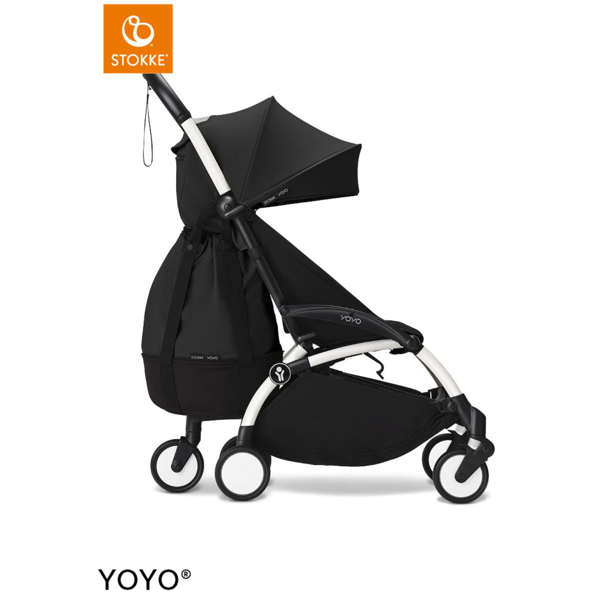 Stokke® YOYO³ Klapvogn Hvid/Sort
