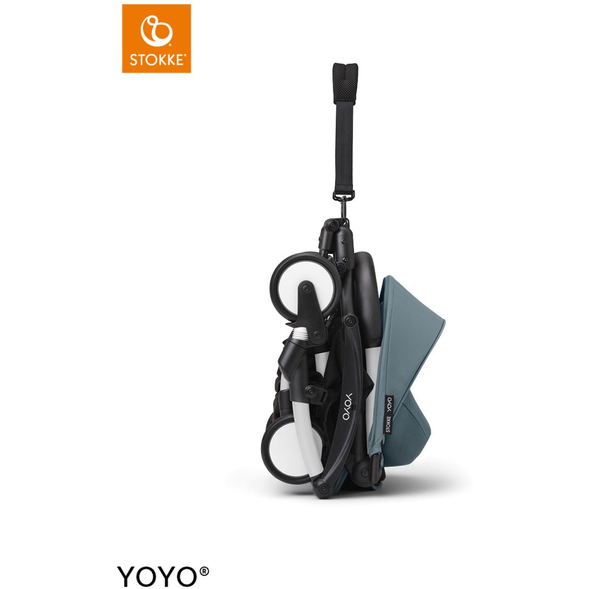 Stokke® YOYO³ Klapvogn Hvid/Aqua