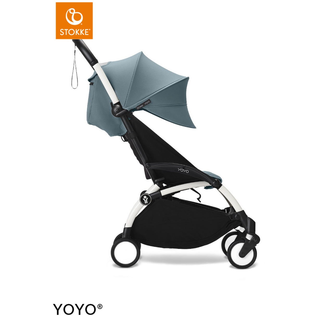 Stokke® YOYO³ Klapvogn Hvid/Aqua