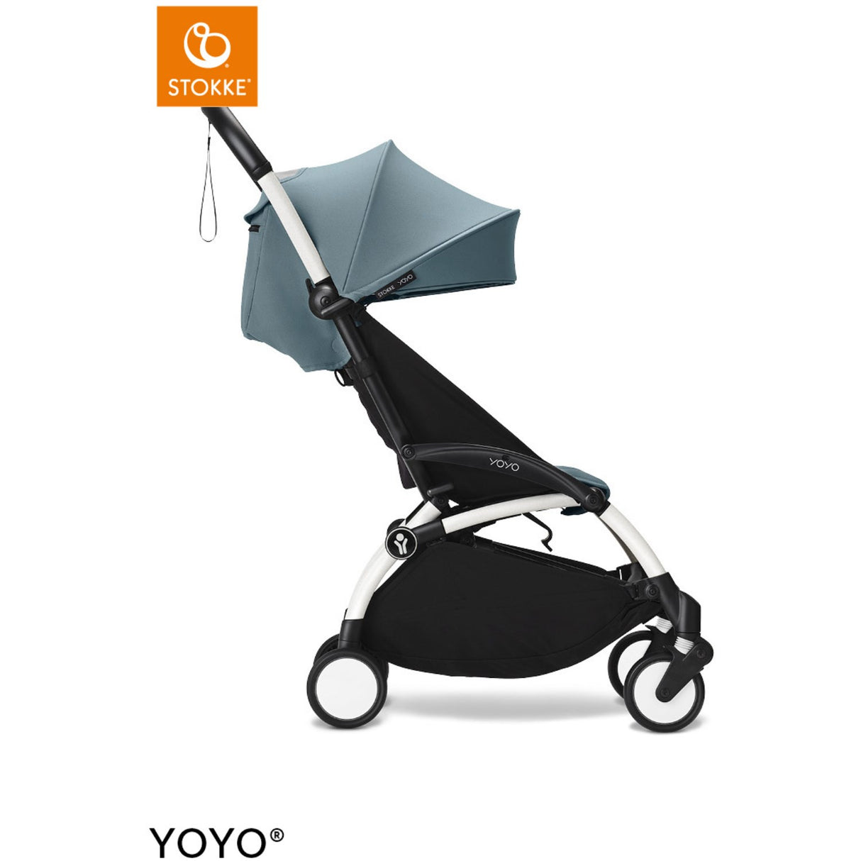 Stokke® YOYO³ Klapvogn Hvid/Aqua