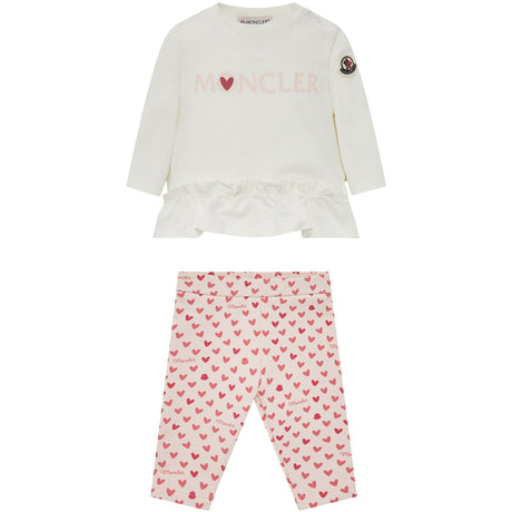 Moncler Open White Knitwear Clothing Ensemble Sæt