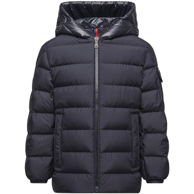 Moncler Navy Najan Kort Parka Jakke