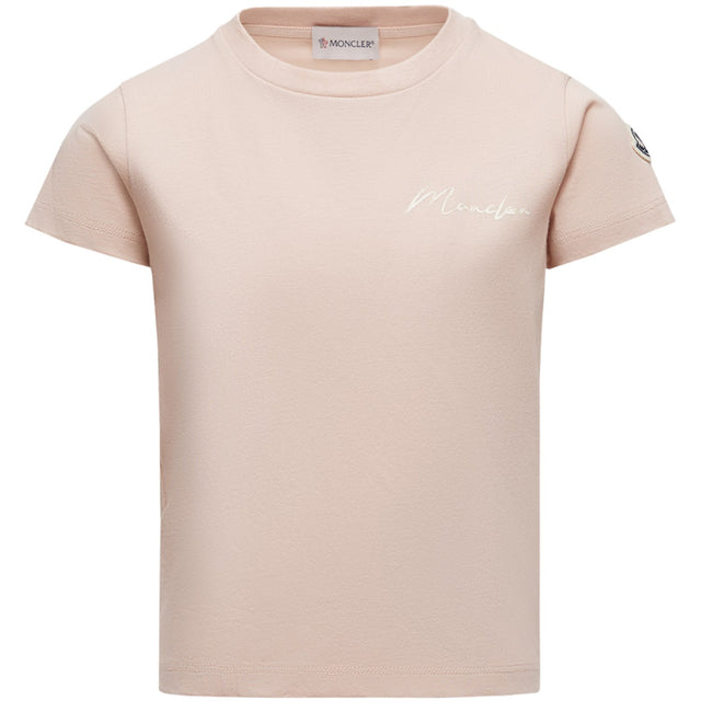 Moncler Pastel Pink Ss T-shirt