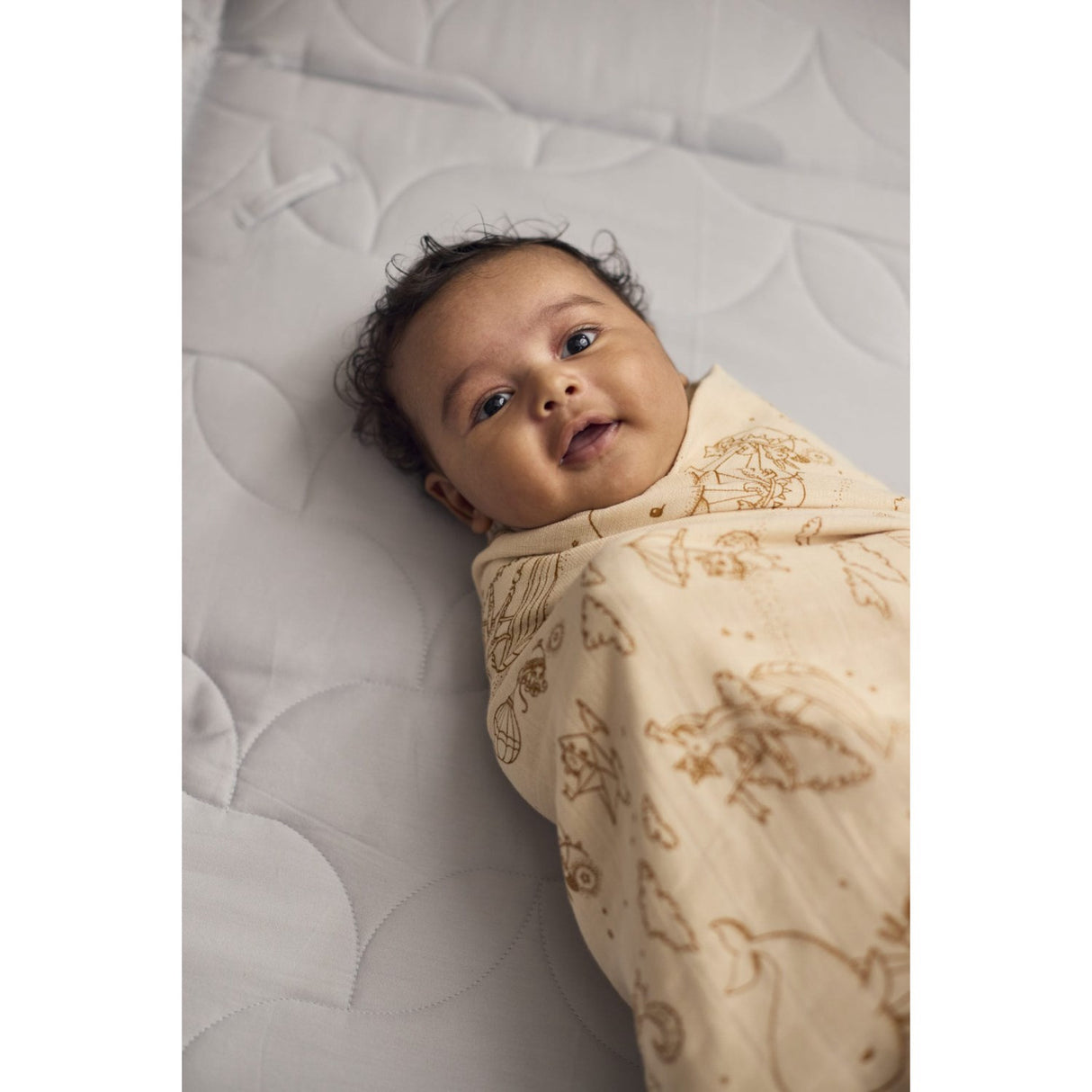 FILIBABBA Dreamy Adventurers Muslin Svøb 120x120 Cm Gots