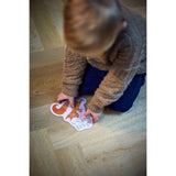 FILIBABBA Forest Friends Sæt Af 4 Puslespil Wonderful Winter