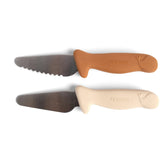FILIBABBA Pumpkin + Offwhite Beginner's Cutting Knive 2-Pak