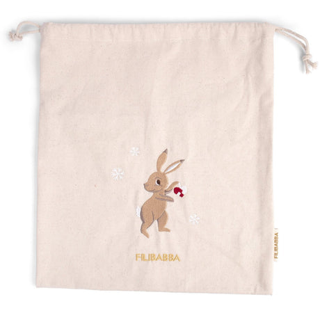 FILIBABBA Hare Embroidered Gavepose Gots Wonderful Winter Mountain