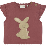 Minymo Withered Rose Vest Strik