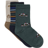 Minymo Parisian Night 3-Pak Strømper