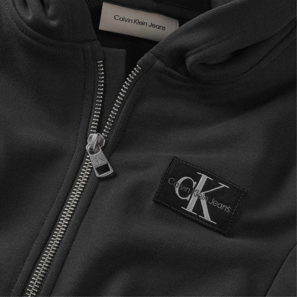 Calvin Klein Ck Black Badge Zip-Through Hættetrøje