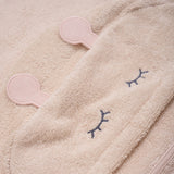 Pippi Rose Dust Hooded Bath Håndklæde