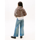 Tommy Hilfiger Leopard Print Leopard Hættetrøje