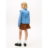 Tommy Hilfiger Denim Ruffle Bluse L/S