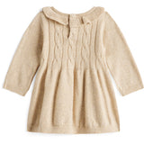 Tommy Hilfiger Malted Milk Heather Cable Sweater Kjole Ls