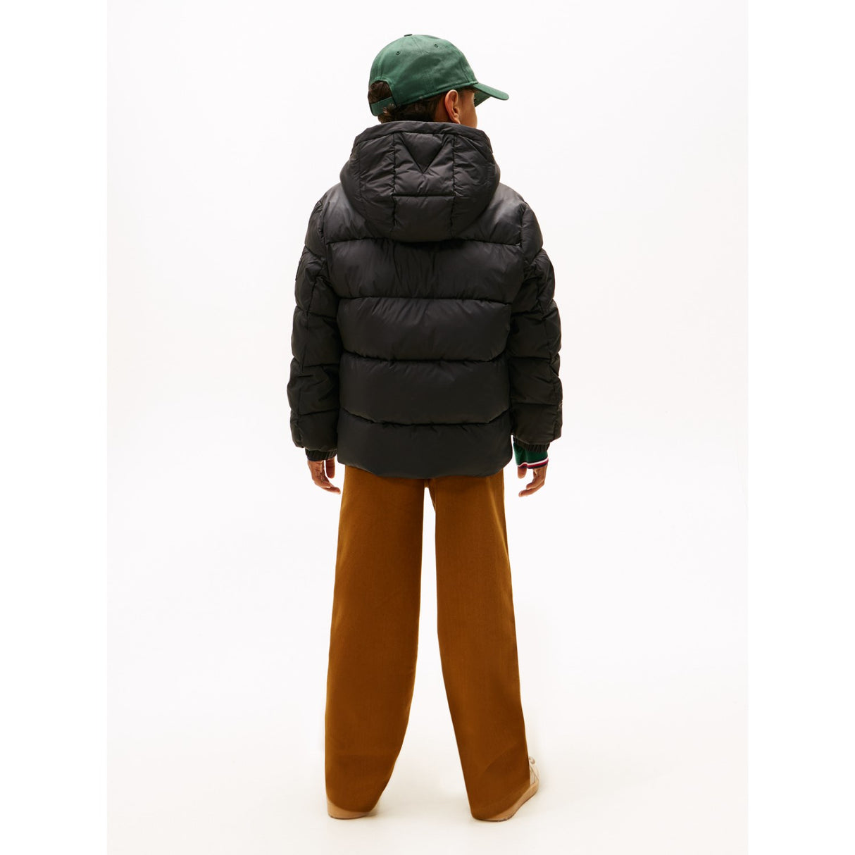 Tommy Hilfiger Black Matt Og Shine Embossed Jakke