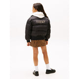 Tommy Hilfiger Black Aop Vendbar Puffer Bomber