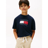 Tommy Hilfiger Dark Night Navy Flag Archive Tee Ss